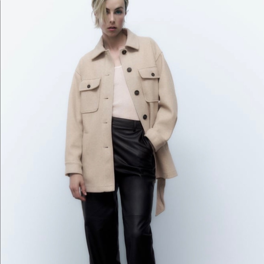 Zara Oversized Soft Jacket/Shacket